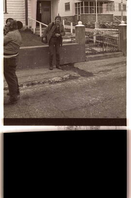 Fotografía del desembarco Argentino en el marco de la guerra de Malvinas