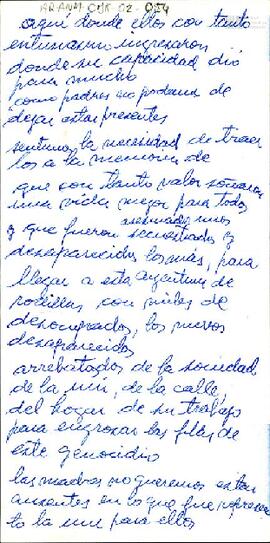 Anotación de Celia Jinkis de Korsunsky