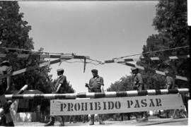 Fotografía de alzamiento militar en Campo de Mayo