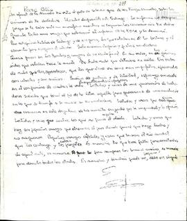Carta de remitente no identificado a Celia Jinkis de Korsunsky