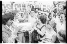 Serie de Fotografías de manifestación el día de la sentencia del Juicio a las Juntas