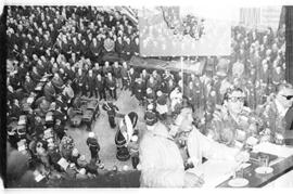 Fotografía de velatorio de Juan Domingo Perón