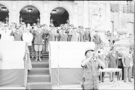 Fotografía de militares en acto conmemorativo del 164 de la Batalla de Tucumán