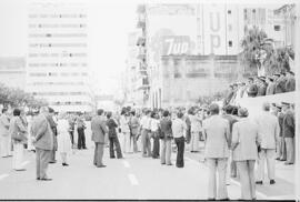 Fotografía de reporteros gráficos en acto conmemorativo del 164 de la Batalla de Tucumán