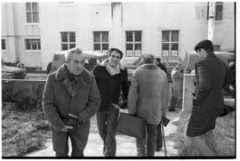 Fotografía de la asunción de Mario Benjamín Menéndez como Gobernador