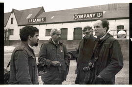 Fotografía del desembarco Argentino en el marco de la guerra de Malvinas