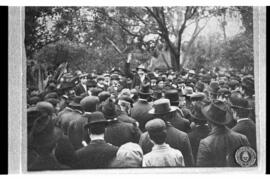 Fotografía de protesta por el fusilamiento de Francisco Ferrer