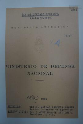 Copia de "Ley de Defensa Nacional (Anteproyecto)"