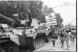 Fotografía de alzamiento militar en Villa Martelli