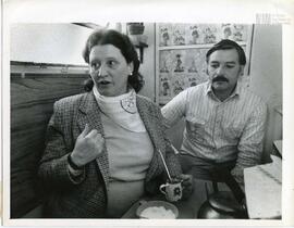 Fotografía de Ana María Caracoche de Gatica y Oscar y Juan Oscar Gatica