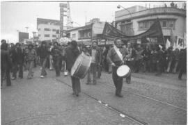 Fotografía de la movilización de la Juventud Peronista a Olivos