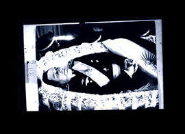 Fotografía del cuerpode Juan Domingo Perón
