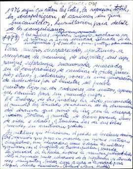 Anotación de Celia Jinkis de Korsunsky