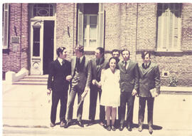 Fotografía de José Luis Suárez en el nstituto Domingo Faustino Sarmiento