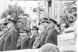Fotografía de militares en acto conmemorativo del 164 de la Batalla de Tucumán