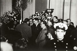 Fotografía del funeral de Eva Duarte de Perón