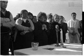 Fotografía de misa en Islas Malvinas
