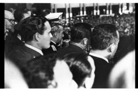 Fotografía de Isaac Rojas y Pedro Eugenio Aramburu en el marco del golpe de Estado de 1955