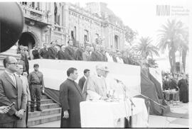 Fotografía de utoridades eclesiales en acto conmemorativo del 164 aniversario de la Batalla de Tu...
