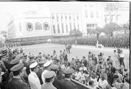 Fotografía del acto conmemorativo del 164 aniversario de la Batalla de Tucumán