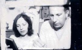 Fotografía de Haroldo Conti y Marta Scavac