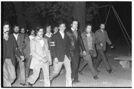 Fotografía de liberación de presos políticos