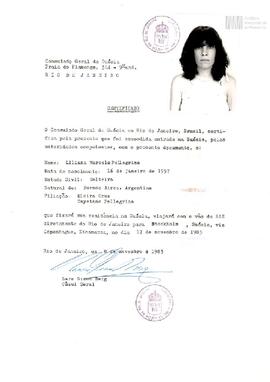 Certificado del Consulado General de Suecia