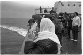 Fotografía de misa en Islas Malvinas