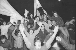 Fotografía de la celebración por el campeonato mundial 78