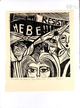 Xilografía "Resistir"