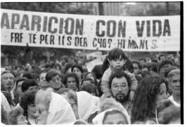 Fotografía de la Marcha de la Resistencia de 1985