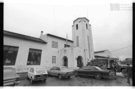 Fotografía de reconocimiento del Centro Clandestino de Detención Escuela de Educación Física de l...