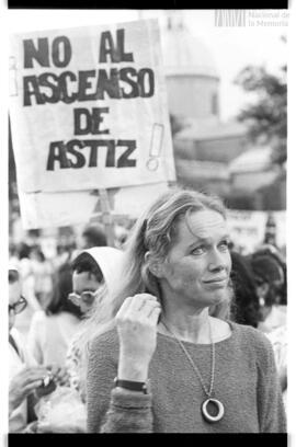 Fotografía de la Marcha de la Resistencia de 1987