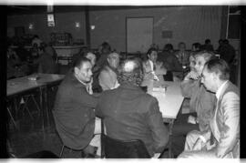 Fotografía de políticos y sindicalistas