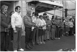 Fotografía de misa en Islas Malvinas