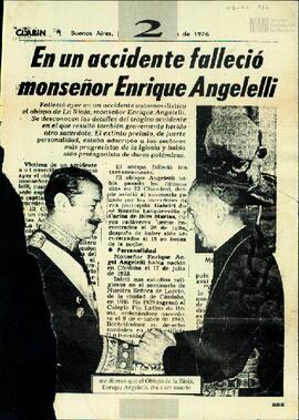 Collage sobre la muerte de Monseñor Enrique Angelelli
